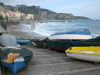 Giardini-Naxos Fishing Boats.